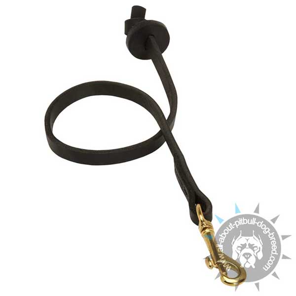 Pitbull Leash with Brass Snap Hook