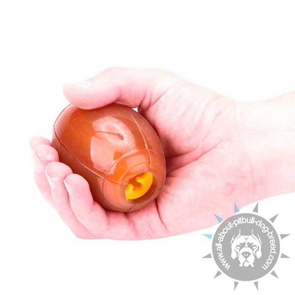 Rugby Toy  Ball for Treat Dispensing