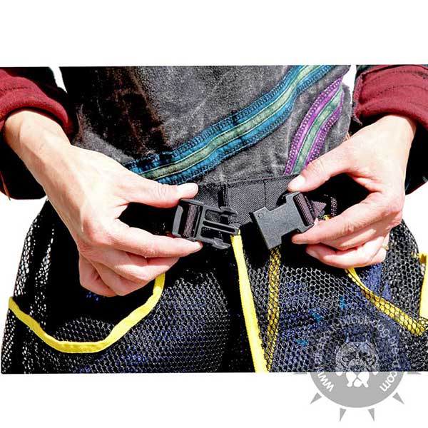 Mesh Nylon Pouch with Quick Release Buckle