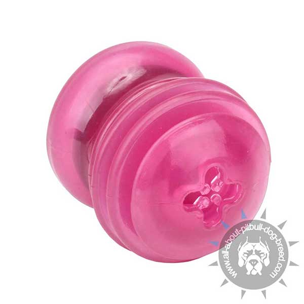 Pitbull Toy Treat Holder of Special Rubber