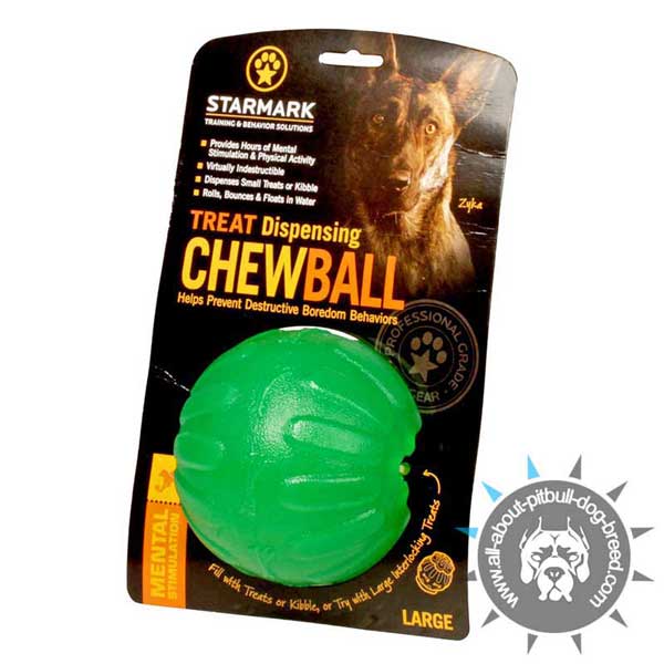 Rubber Treat Dispenser for Mental Stimulation