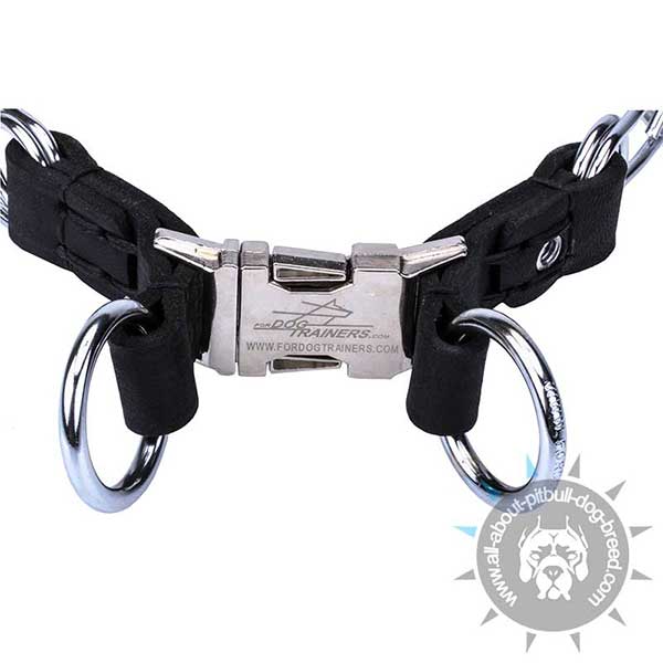 Pitbull  Pinch Collar with Quick Release Buckle