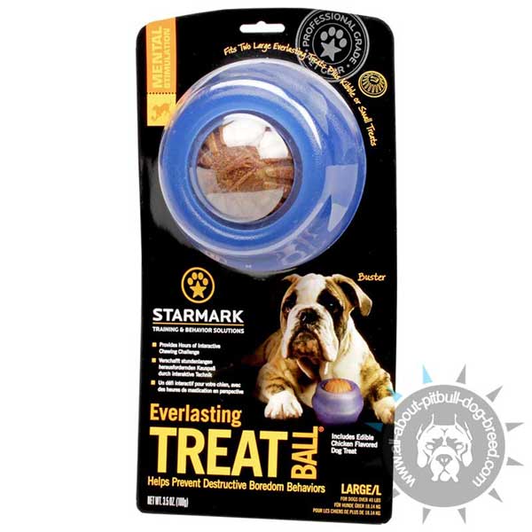Pitbull Rubber Treat Holder