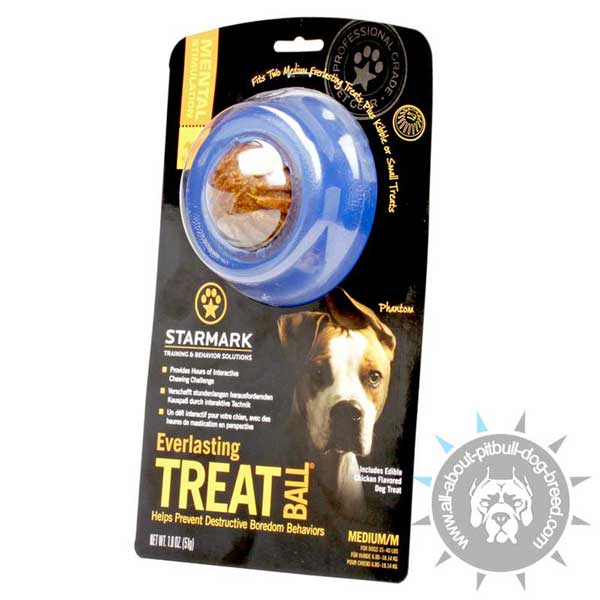 Pitbull Rubber Treat Holder