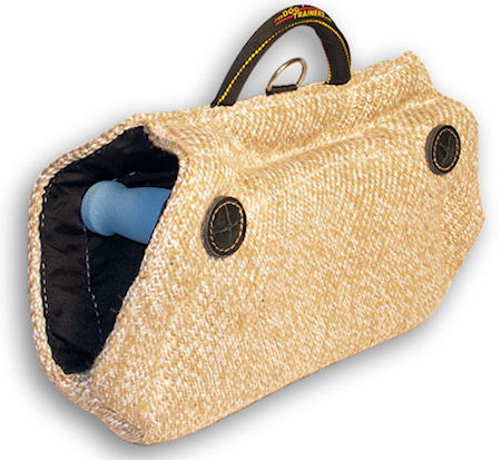 Training Jute Bite Wedge Tug Toy